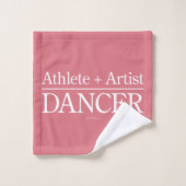 Athlète + Artiste = Ensemble de serviettes de bain (Gant de toilette)