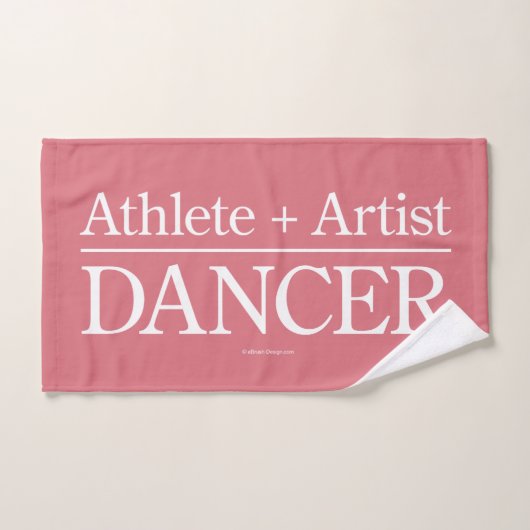 Athlète + Artiste = Ensemble de serviettes de bain (Serviette à main)