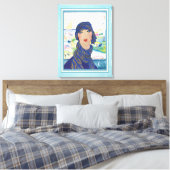 Athlète féminine vintage Art déco (Insitu(Chambre))