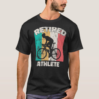 Athlete met pensioen t-shirt