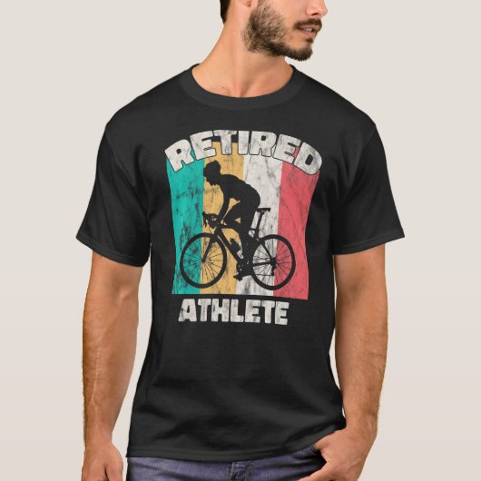 Athlete met pensioen t-shirt (Voorkant)
