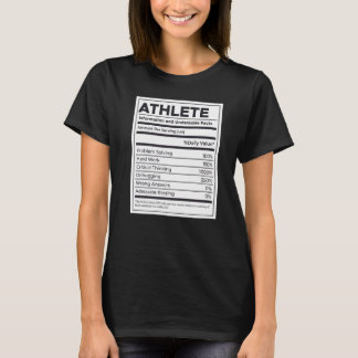 Athlete Nutrition Information T-shirt