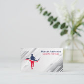 Athlete Runner Logo | Personal Trainer Visitekaartje (Staand voorkant)