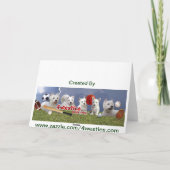 Athlètes World Meilleur Papa & Carte de Voeux Coac (Dos)