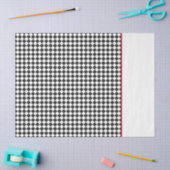 Athletic Checker Patroon Sport Team Kleuren Rood Tissuepapier (Craft)