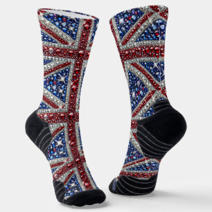 Athletic Crew Sock met Britse kleuren Sokken