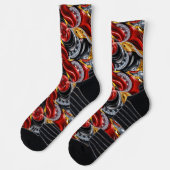 Athletic Crew Sock met Duitse kleuren Sokken (Links)