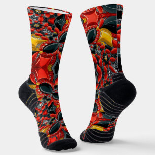 Athletic Crew Sock met Duitsland Kleuren Sokken