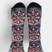 Athletic Crew Sock met Noorse kleuren Sokken (Top)