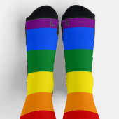 Athletic Crew Sock met regenboogvlag Sokken (Top)