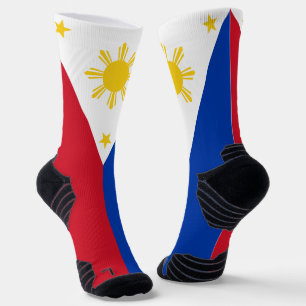 Athletic Crew Sock met vlag van de Filipijnen Sokken