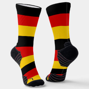 Athletic Crew Sock met vlag van Duitsland Sokken