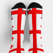 Athletic Crew Sock met vlag van Georgië Sokken (Top)
