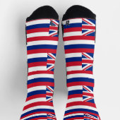Athletic Crew Sock met vlag van Hawaii, VS Sokken (Top)