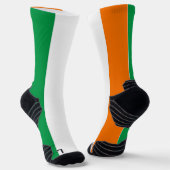 Athletic Crew Sock met vlag van Ierland Sokken (Gebogen)