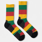 Athletic Crew Sock met vlag van Litouwen Sokken (Rechts)