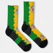 Athletic Crew Sock met vlag van Los Angeles, VS Sokken (Rechts)