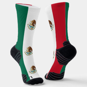Athletic Crew Sock met vlag van Mexico Sokken