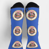 Athletic Crew Sock met vlag van Minnesota Sokken (Top)