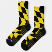 Athletic Crew Sock met vlag van München, Beieren Sokken (Links)