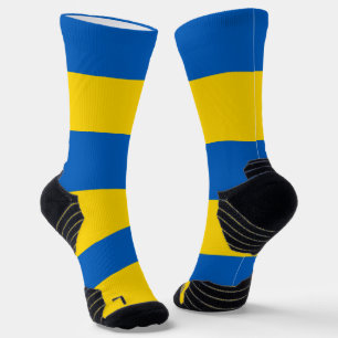 Athletic Crew Sock met vlag van Oekraïne Sokken