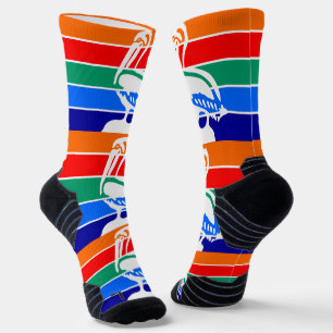 Athletic Crew Sock met vlag van St. Petersburg Sokken