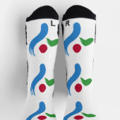 Athletic Crew Sock with flag of Seoul, South Korea Sokken (Top)