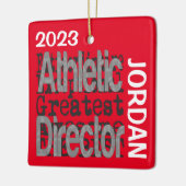 Athletic Director Extraordinaire CUSTOM Keramisch Ornament (Links)