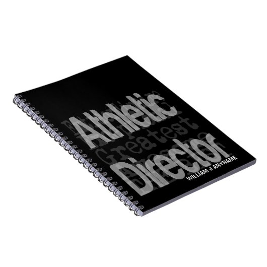 Athletic Director Extraordinaire CUSTOM Notitieboek (Rechterzijde)
