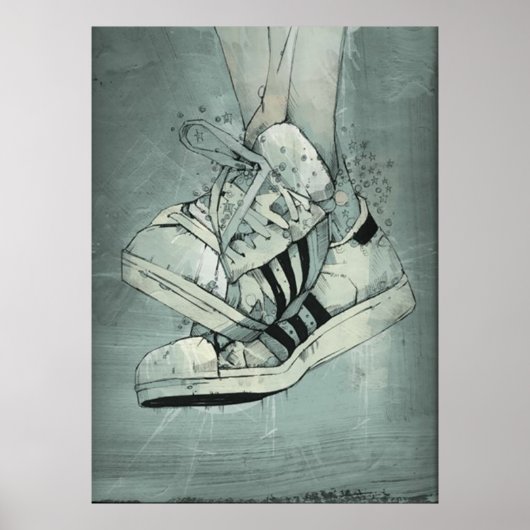 Athletic Feet Poster (Voorkant)