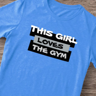 Athletic Fitness Meisje Gym Workout Sport  Tri-Blend Shirt