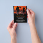 Athletic Silhouettes, Athletics Lesson Advert Flyer (Hand)