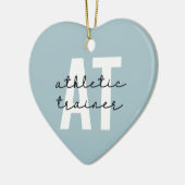 Athletic Trainer AT-atletiekopleiding Keramisch Ornament (Links)