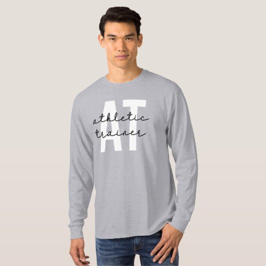 Athletic Trainer AT-atletiekopleiding T-shirt (Voorkant volledig)