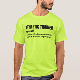 Athletic Trainer Definition T-shirt voor mannen
