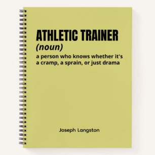 Athletic Trainer Definition - Witty Notitieboek Gi