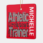 Athletic Trainer Extraordinaire CUSTOM Keramisch Ornament (Links)