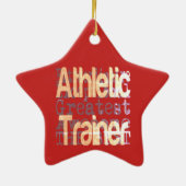 Athletic Trainer Extraordinaire Keramisch Ornament (Achterkant)
