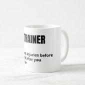 Athletic Trainer Funny Definition Coffee Mok (Voorkant rechts)