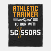 Athletic Trainer gecertificeerd Fleece Deken (Voorkant)