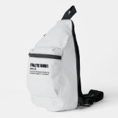 Athletic Trainer Humor Definition Sling Bag (Rechterhoek)