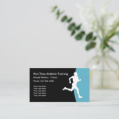 Athletic Trainer Modern Design Visitekaartje (Staand voorkant)