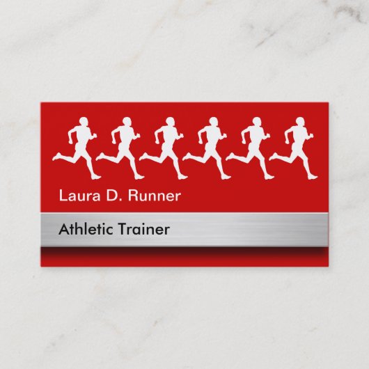 Athletic Trainer Visitekaartjes (Voorkant)