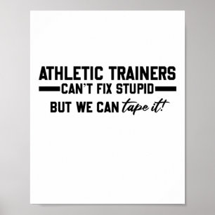 Athletic Trainers kunnen geen onstuimige scheldpar Poster