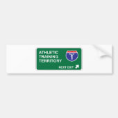 Athletic Training Next Exit Bumpersticker (Voorkant)