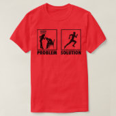 Athletics Athletes Statement Problem Solution 2 T-shirt (Design voorkant)