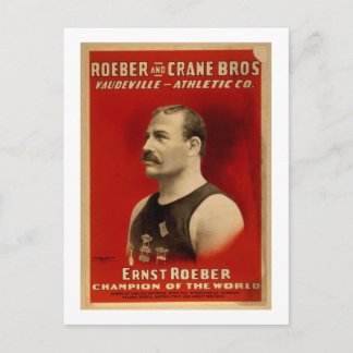 Athletics poster briefkaart