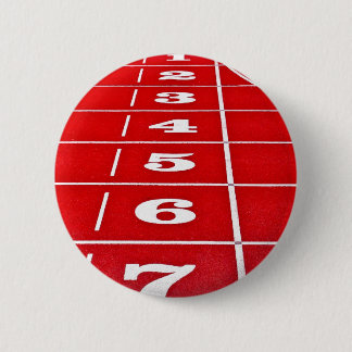 Athletics Running Track Button Badge
