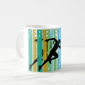 Athletics Sprinting Boys Running Runner Run Race Koffiemok (Voorkant links)