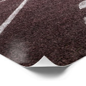 Athletics track fog foto perfect poster (Hoek)